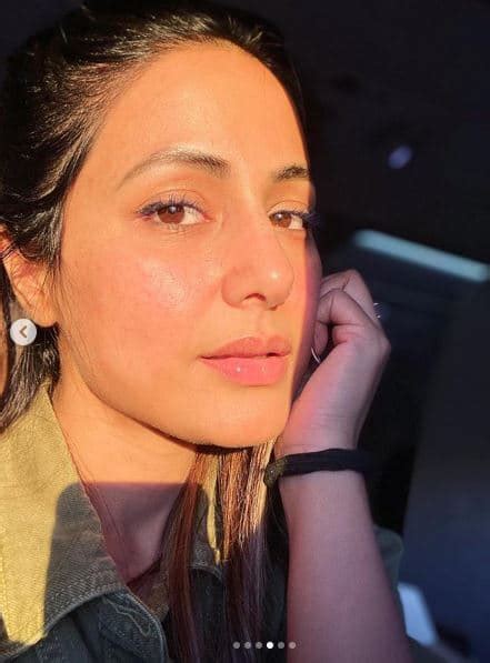 Tv Actor Hina Khans No Makeup Avatar In Sun Kissed Pictures Will Make