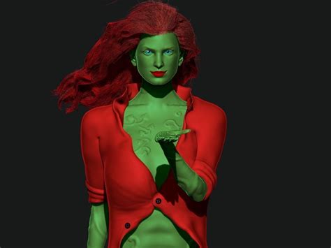 3d Print Model Poison Ivy Arkham City Cgtrader