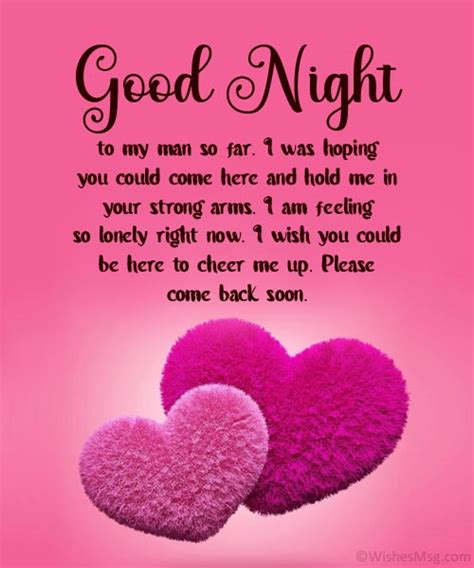 Good Night Messages For Boyfriend Romantic Text For Him