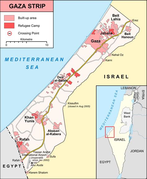 File Gaza Strip Map Png Wikimedia Commons