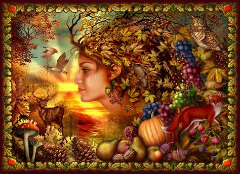 Spirit Of Autumn Digital Art By Ciro Marchetti