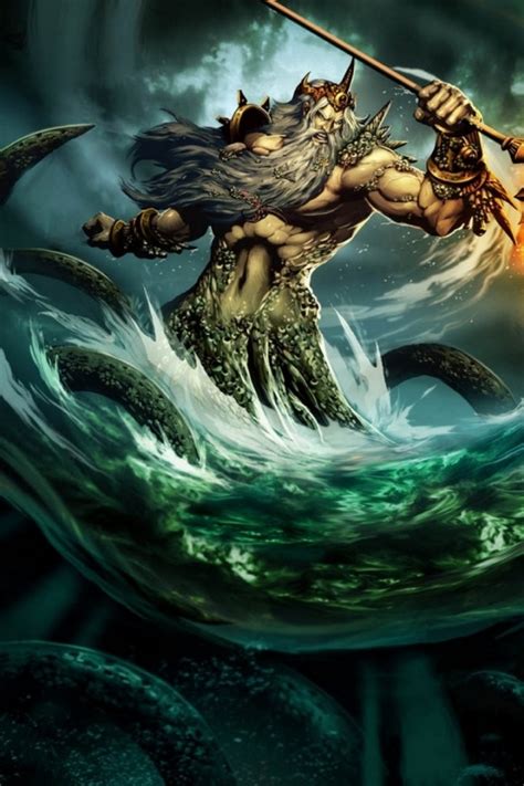 Fantasy Art Goddess Science Fiction Poseidon Gods Wallpaper Poseidon