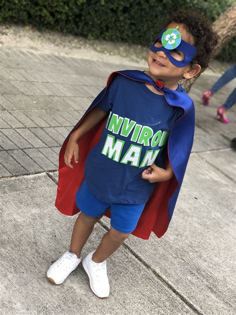 Environman Superhero Costume Traje De Reciclaje Bebes De Un Año