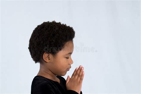 Praying African American Girl Stock Photo Image Of Young Pray 35656426