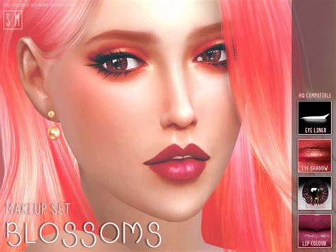 Sims 4 Ccs The Best Makeup Set And Lipsticks By