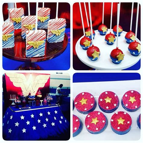 4.4 out of 5 stars. Fantastic desserts at a Wonder Woman birthday party! See more party ideas at CatchMyPart ...