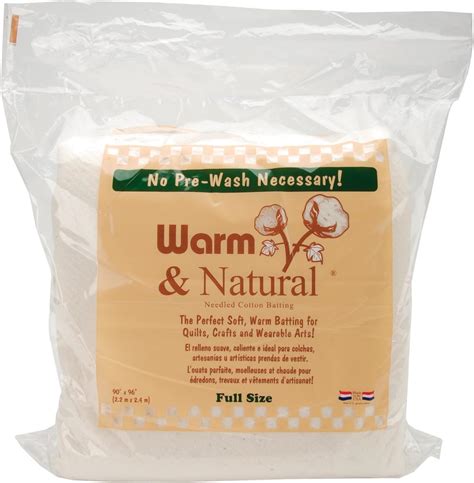 Warm Company 2381 Batting 90 Inch By 96 Inch Warm And Natural Cotton
