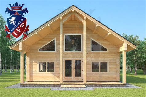 Laminated Twin Skin Log Cabin 2 Storey Log Homes Factory Cabins Lv Blog