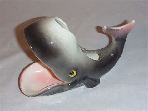 Vintage Classica Whale Planter Made In Japan 1940 1950 Ceramic Pottery