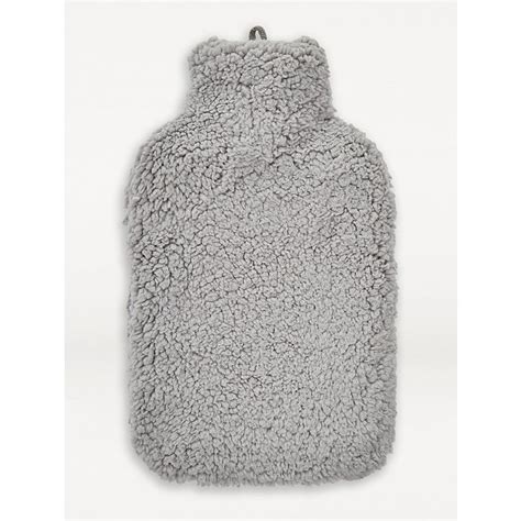 Grey Teddy Hot Water Bottle | Home | George at ASDA