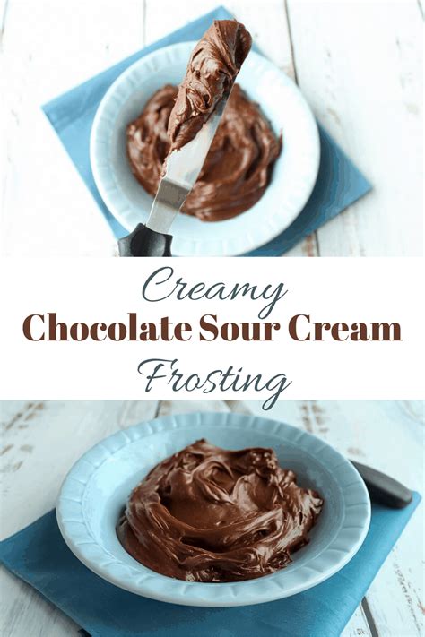 Chocolate Sour Cream Frosting A Bakers Bookshelf