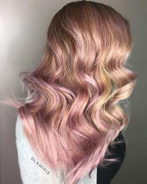 43 Trendy Rose Gold Hair Color Ideas Stayglam