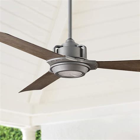 Get the sleek lines of a modern ceiling fan to fit your decor or show off your style with brushed nickel ceiling fans or low profile ceiling fans. 56" Modern Forms Osprey Graphite LED Outdoor Ceiling Fan ...