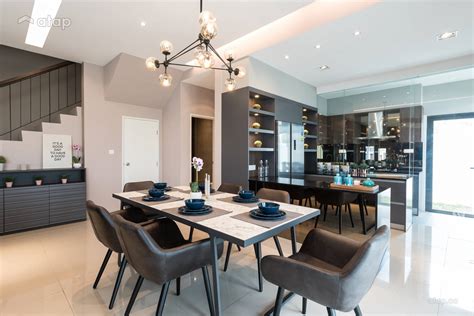 Contemporary Modern Dining Room Semi Detached Design Ideas And Photos