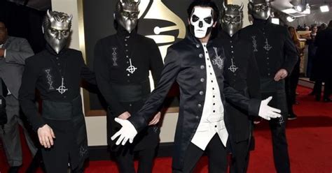 ghost ghost arrive at the 58th annual grammy awards on feb 15 in los angeles the