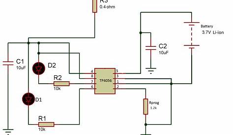 li ion battery charger schematic diagram