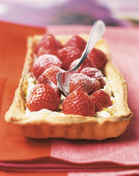 recette tarte aux fraises et au mascarpone marie claire