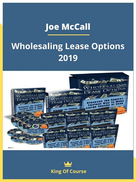 Joe Mccall Wholesaling Lease Options 2019 Loadcourse Best