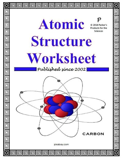 Structure Of An Atom Worksheet
