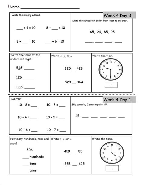 2nd Grade Worksheets Best Coloring Pages For Kids