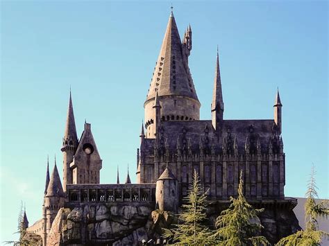 Hogwarts Harry Potter Magic Conjure Magic School Building Old