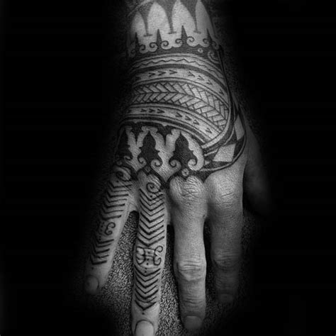 Contents  show 1 tribal tattoo meanings. 40 Tribal Hand Tattoos For Men - Manly Ink Design Ideas