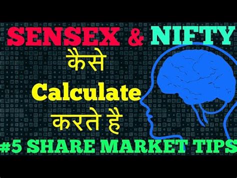 How To Calculate Sensex Nifty Index Youtube