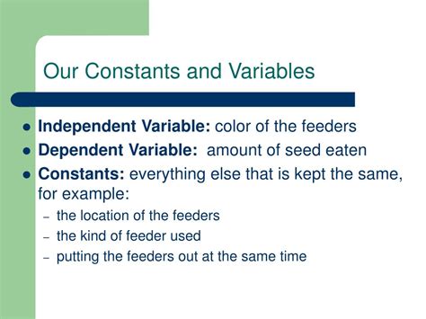 Ppt Variables In Science Experiments Powerpoint Presentation Free