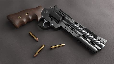 Magnum Pistole Lep Druckluft Revolver Melcher Me 38 Magnum Matt