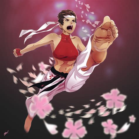 Kasugano Sakura Street Fighter And 1 More Drawn By Scamwich Danbooru