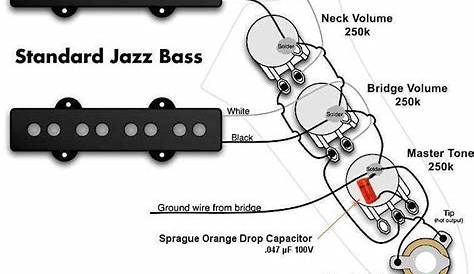 Fender Jazz Bass Pickup Wiring Diagram - Weaveked