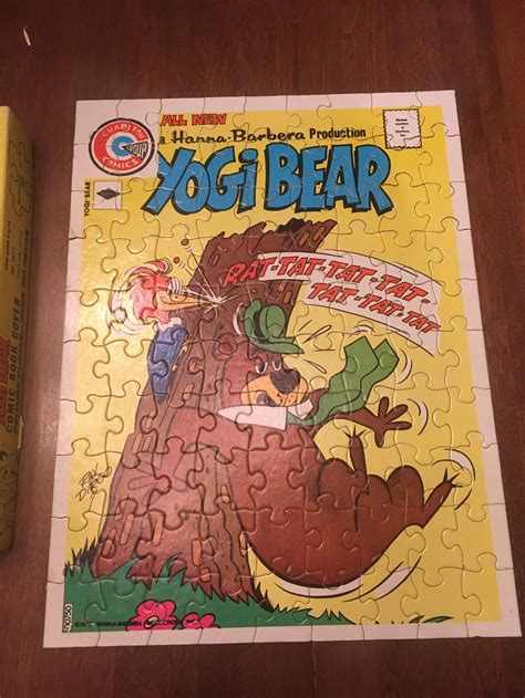 Yogi Bear Vintage Jigsaw Puzzle Charlon Comics Hanna Barbera Etsy