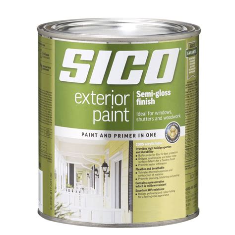 Sico Premium Exterior Paint And Primer Semi Gloss Neutral Base