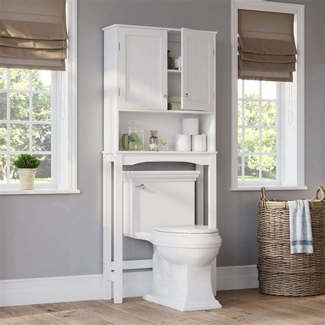 They also help in easing your distress about bathroom clutter. Ashland Spacesaver | Toilet storage, Over toilet storage ...