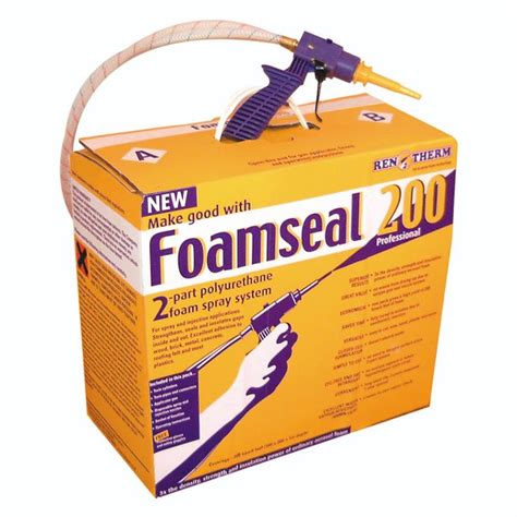 Spray foam insulation is extremely effective and a common way to insulate and air seal homes around the country—it can also act as a great moisture barrier. Foamseal 200 Kit | Diy spray foam insulation, Spray foam ...