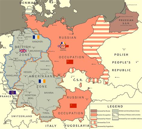 Alternate Partition Of Germany After A Different WW Anglo Dutch