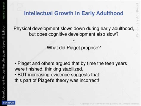 Ppt Physical And Cognitive Development In Early Adulthood Powerpoint