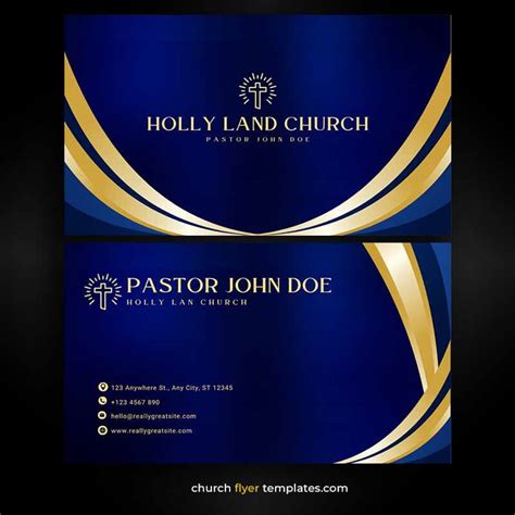 Christian Business Cards Church Flyer Templates Free Canva Psd Design