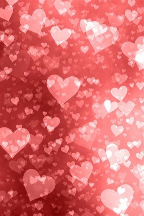 Iphone Wallpaper Valentines Day Hearts Tjn Papel De Parede De