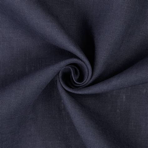 Linen Fabric 60 Wide Natural 100 Linen By The Yard Navy