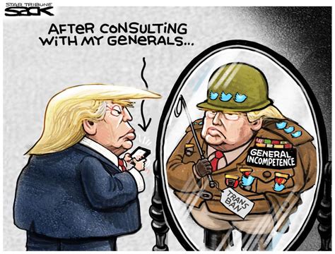 27.11.2020 · view political cartoons for the day and week featuring the latest trending news in elections, politics, and culture. Trump consults with his 'generals' on transgender ban, in ...