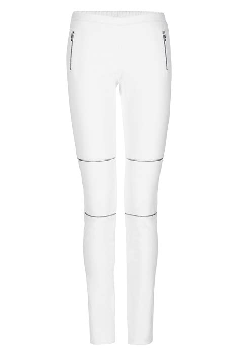 Lyst Joseph Leather Leggings In White