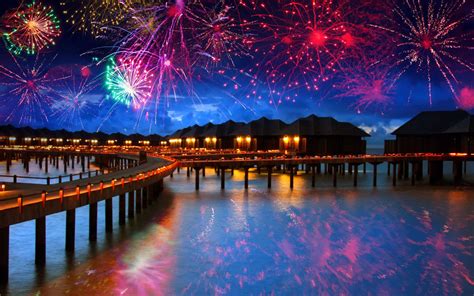New Years Eve In The Maldives Desktop Hd Wallpapers 1920x1200