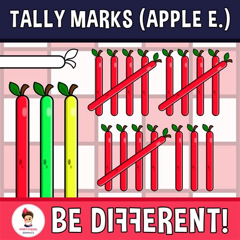 Tally Marks Clipart Apple Edition Tally Marks Clip Art Marks