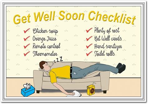Get Well Soon Card Illness Confinement Home Hospital Thoughtful Greetings Heartfelt Wishes