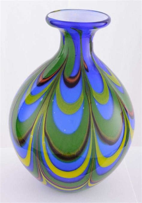 Hand Blown Murano Glass Vase
