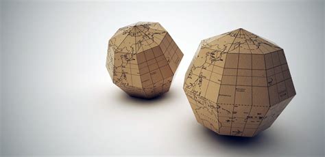 Paper Globe 3d Model Cgtrader