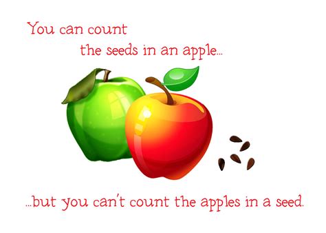 Quotes About Apple Seeds 28 Quotes