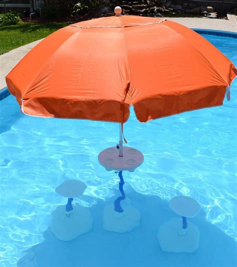 Relaxation Station Pool Lounge Aughog Products Beach Umbrella Sand