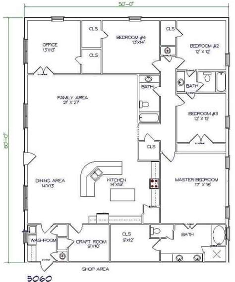 5 Luxury Barndominium Plans With 50 Width Plan Home Ideas House